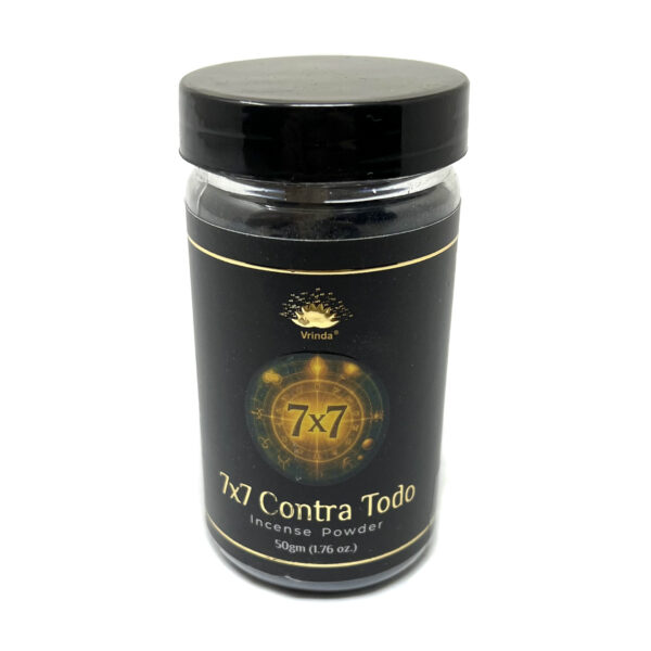 Shreyshti Incense Powder, 7x7 Contra Todo, Approx 50g for spell, wiccan, pagan, rituals, reiki, religious, aroma therapy purposes